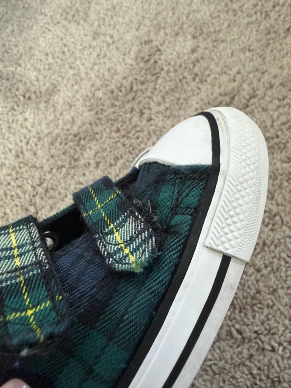 Converse Kids Chuck Taylor All Star Easy-On plaid sneakers